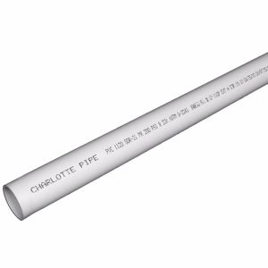 Charlotte Pipe SDR21 PVC Pipe 2 in. D X 20 ft. L Bell 200 psi