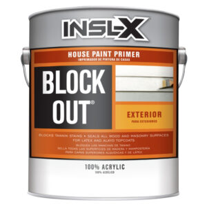 INSL-X Block Out White Flat Acrylic Primer 1 gal