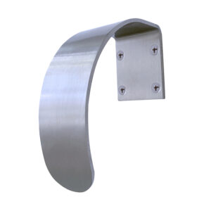 Tell 2 in. Hands-Free Stainless Steel Door Pull