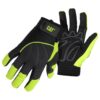CAT Men's Outdoor High Impact Utility Glove Hi-Vis Green XL