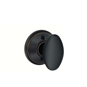 Schalage Siena Rustic Aged Bronze Dummy Knob