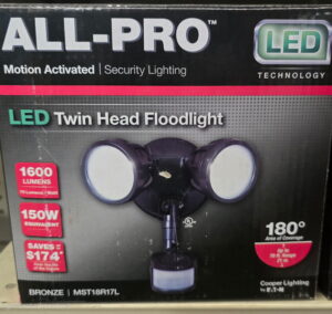 All- Pro Motion Activated Security Lighting